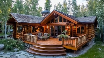 Dad Spends 2 Years Building LOG HOUSE for Family of 7 | Start to Finish by @MontanaHaven