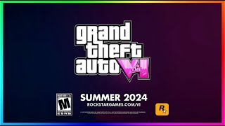 Grand Theft Auto 6 Online HUGE Announcement (Coming 2024)