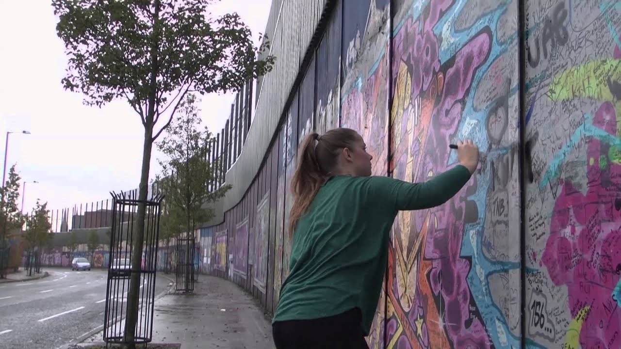 Belfast Peace Wall - YouTube