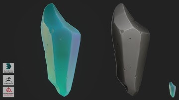 Stylized Rock for Games Speed Art - 3DsMax / ZBrush / Substance Painter