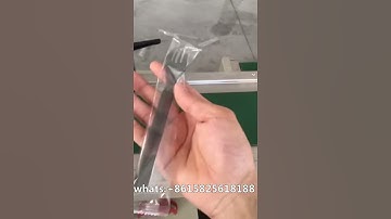 PLASTIC TABLEWARE SINGLE FORK KNIFE SPOON AUTOMATIC COUNTING PACKING MACHINE