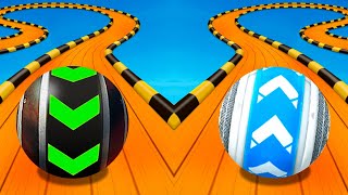 Sky Rolling Balls vs City Rolling Ball - 3D Ball Racing Games screenshot 4
