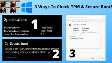 How To See If You Have TPM 2.0 And Secure Boot Enabled