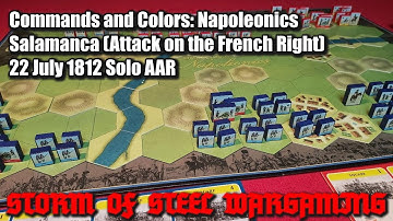 Commands and Colors: Napoleonics Salamanca (Attack on French Right) | Solo Storm of Steel Wargaming