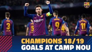 Don't miss all the goals scored at camp nou in whole 2018-19 champions
league competition, from group stage to semi-finals against liverpool.
fin...