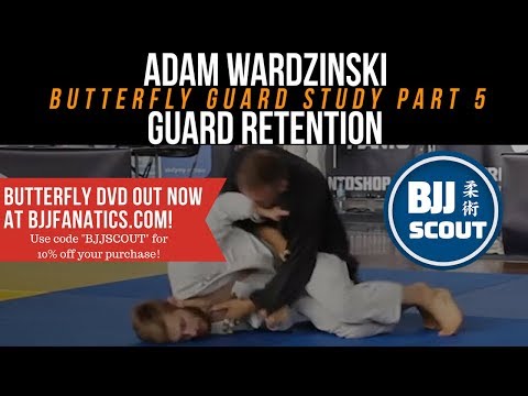 BJJ Scout: Adam Wardziński Butterfly Guard Study Part 5 - Retention Techniques