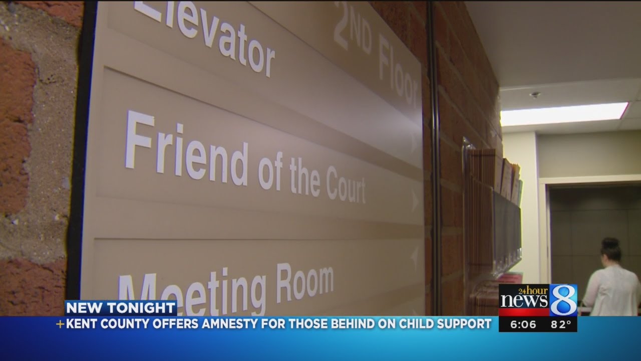 Kent County offers amnesty to parents behind on child support - YouTube