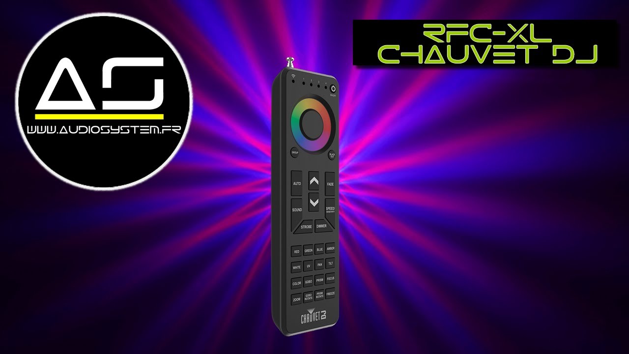 CHAUVET DJ IRC-6 - Télécommande Infrarouge Pour Projecteurs, Machines à Effets Et Lumières DJ