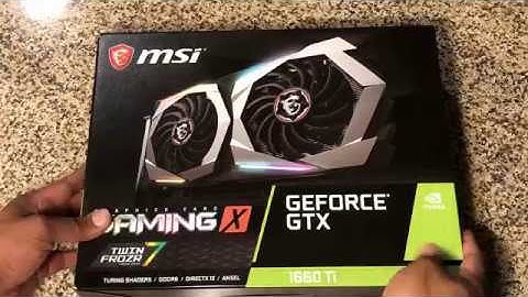 MSI 1660TI GAMING X MINING RIG BUILD