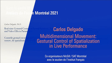 Carlos Delgado : Multidimensional Movement: Gestural Control of Spatialization in Live Performance