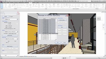 Autodesk Revit Architecture: Rendering a View with Artificial Lighting