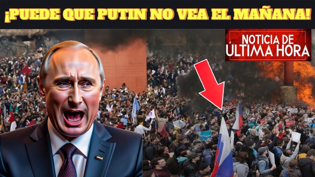 Momento dramático para Rusia! Ha comenzado el gran motín contra Putin El Kremlin no encuentra salida