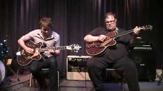 Joe Robinson and Richard Smith Perform "I'll See You In My Dreams" at Gretsch 130th Ann Event chords