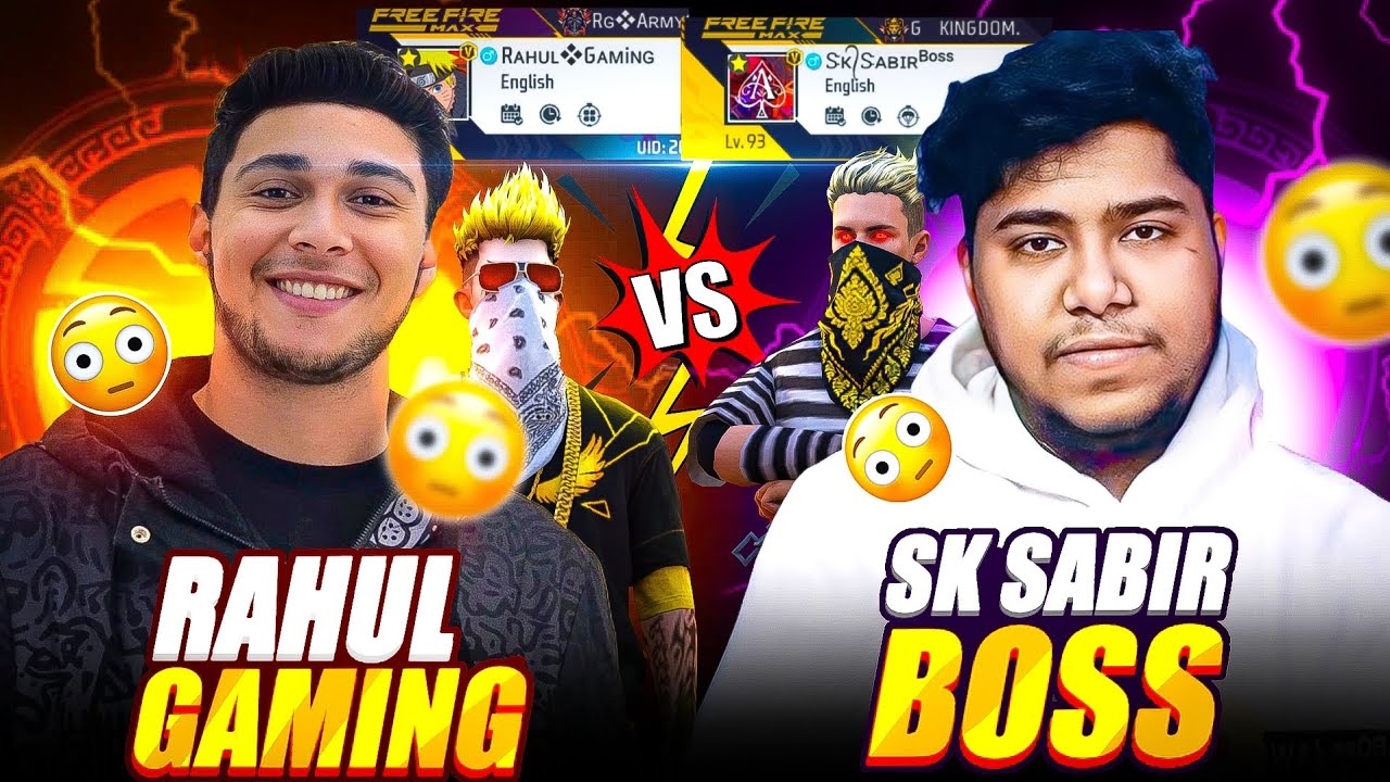 First Time 1vs1 with Sk Sabir Boss 😲 fir huwa asli Fight 🔥 Rahul Gaming ...