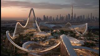 Futuristic Dubai Awakens in Light 🌆 | Hyper-Realistic AI Cityscape by Gansiaa AI