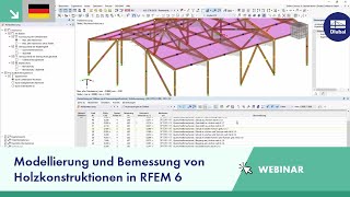 Modellierung und Bemessung von Holzkonstruktionen in RFEM 6 und RSTAB 9