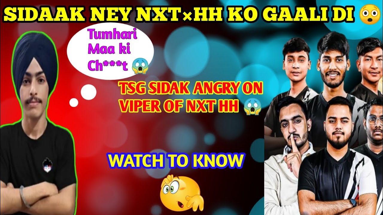 Tsg Sidak Angry on NXT 😱 SIDAK ANGRY REACTION ON VIPER OF NXT HH 