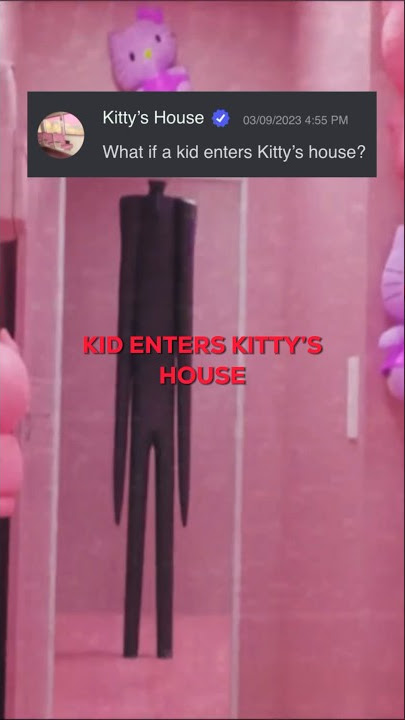 What if a KID enters Kitty’s House!?🎀🌸☁️(Level 974) #shorts #backrooms #creepypasta