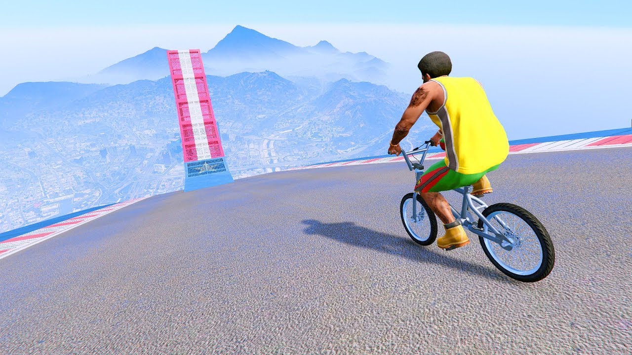BMX Extreme Jumps in GTA 5! 1 FUNNY MOMENTS YouTube