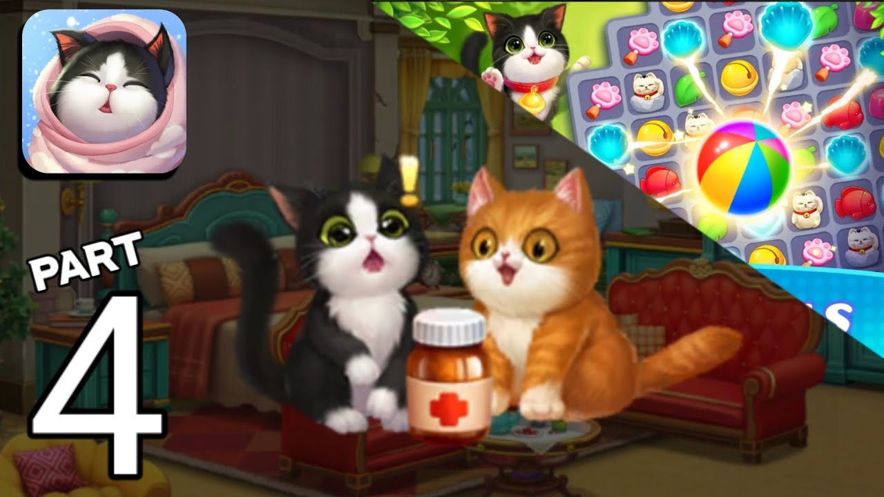 Kitten match part 4 Gameplay Walkthrough [Android Ios] YouTube