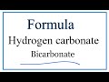 Bicarbonate Ion and Sodium Compounds