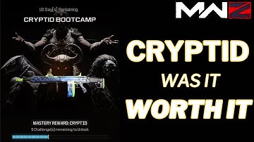 Was It Worth It? MW3 Cryptid Bootcamp Event Easy Completed