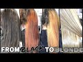 ⚡Passer du NOIR au BLOND CENDRÉ ⋙ Les ÉTAPES🧐, les PRODUITS UTILISES✨SANS ABÎMER vos cheveux#Olaplex