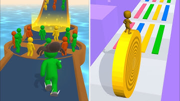 GIANT RUSH VS LAYERS ROLL 🙊💕- All Levels Gameplay Walkthrough Android, iOS v.3