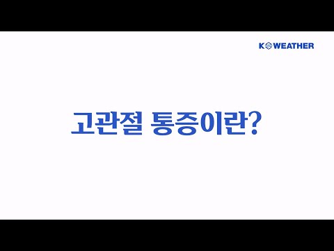 [날씨] 고관절 통증의 원인과 예방법/2025.10.29.KWEATHER