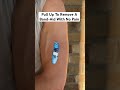 Pull Up To Remove A Band-Aid With No Pain #Shorts
