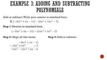 6-1: Polynomials - Day 1