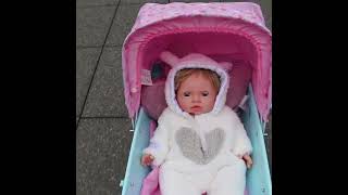 Play with Cute Baby Doll: A a Walk in the Pram, Fun in a Walker, Sleep in a Comfy Cot  #babydoll