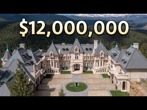 Inside a ,000,000 Newly Built Colorado Modern Castle with Mountain Views!