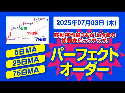 【2025年7月3日】初動ちゃんのパーフェクトオーダーメモ