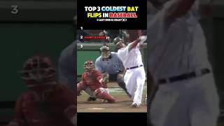 Top 3 coldest bat flips in baseball🥶 #mlb #baseball #shorts
