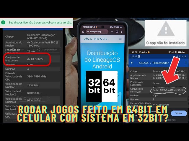 Por que alguns jogos só funcionam em celulares de 64 bits?, Celular