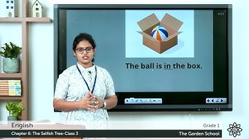 Grade 1 English Chapter 6 Class 3 Position Words and Exercise part 2