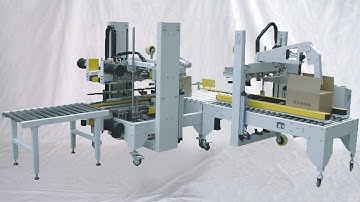 H type cartons folding edges carton sealing machine full automatic Sellado de cartón automático