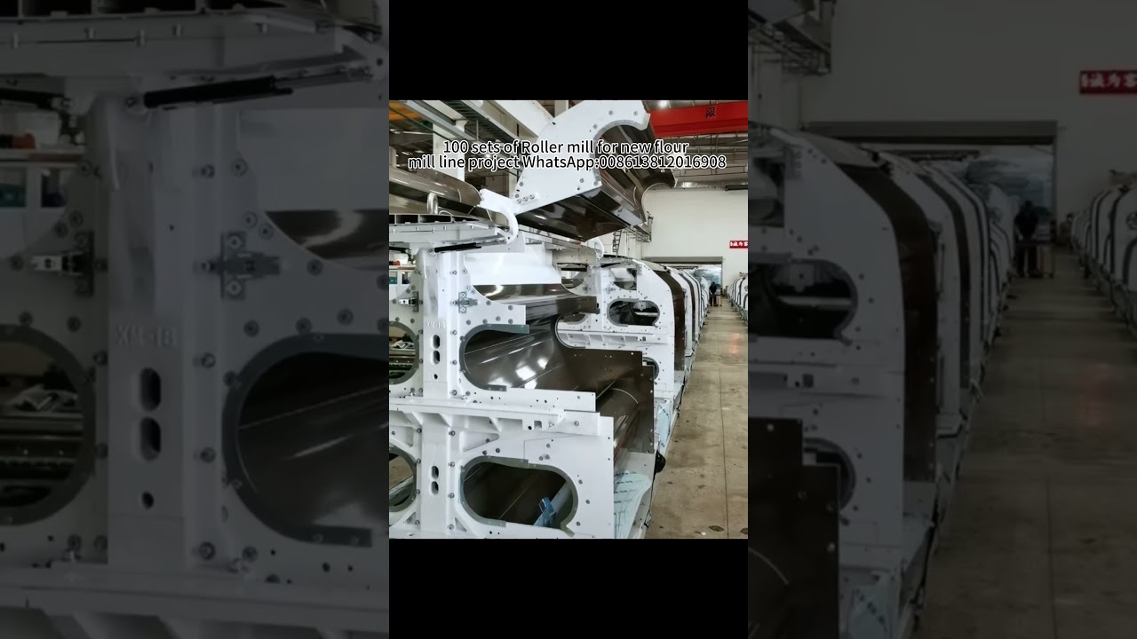 100 sets of ROLLER MILL for new wheat flour mill project WhatsApp 008613812016908