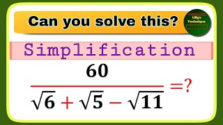 Nice Math Simplification Problem | Surds Rationalisation | You should be able to solve this !!#maths