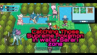 First time in Safari zone . Catching Supreme Pokémon. Water supreme Pokémon and other got free 😲😲 screenshot 3