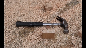 Hammer Nail into Timber, Sound Effect with Video.