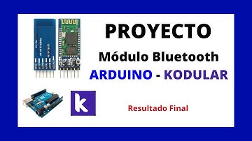 RESULTADO proyecto ENCENDER Y APAGAR LED con KODULAR Y ARDUINO usando MÓDULO DE BLUETOOTH