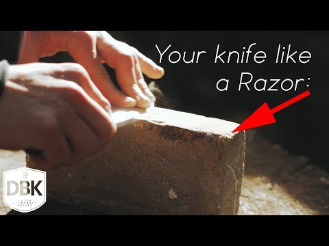 3 Cheapest Ways To Sharpen ANY Knife like a RAZOR BLADE