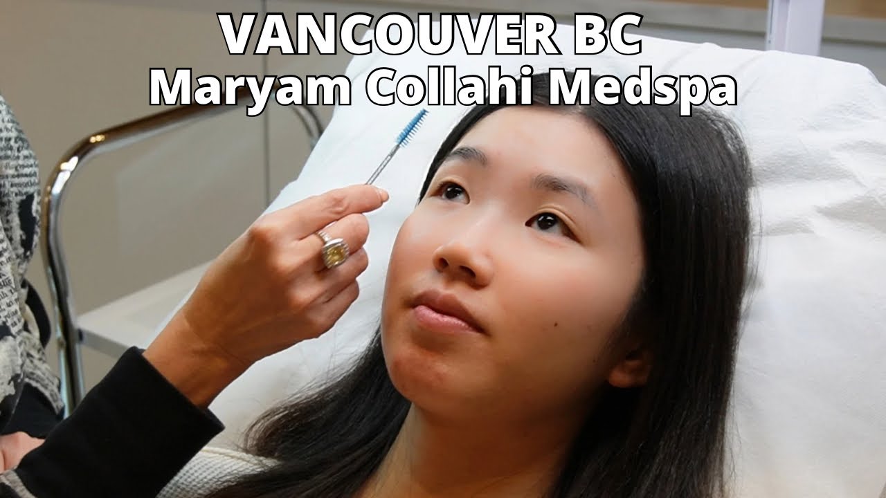 First time laminated brows + brow tint [VANCOUVER BC Canada] Maryam Collahi Medspa