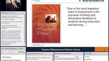 Formative Assessment as the Key to Effective Instructional Practice (REL Mid-Atlantic)