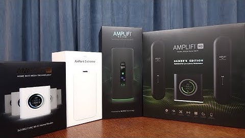 AmpliFi Alien Router Size Comparisons & More