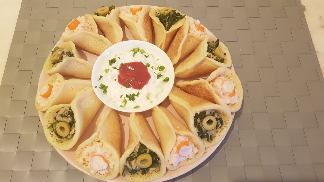 بغرير مالح  معمر بحشوتين و لذيذ . مطبخ نزهة -Nezha-cocina