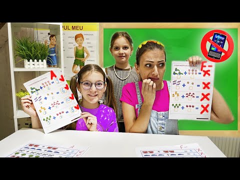 Видео: Sara si Sofia invata fara distractii | Sara and Sofia learn to study without distractions