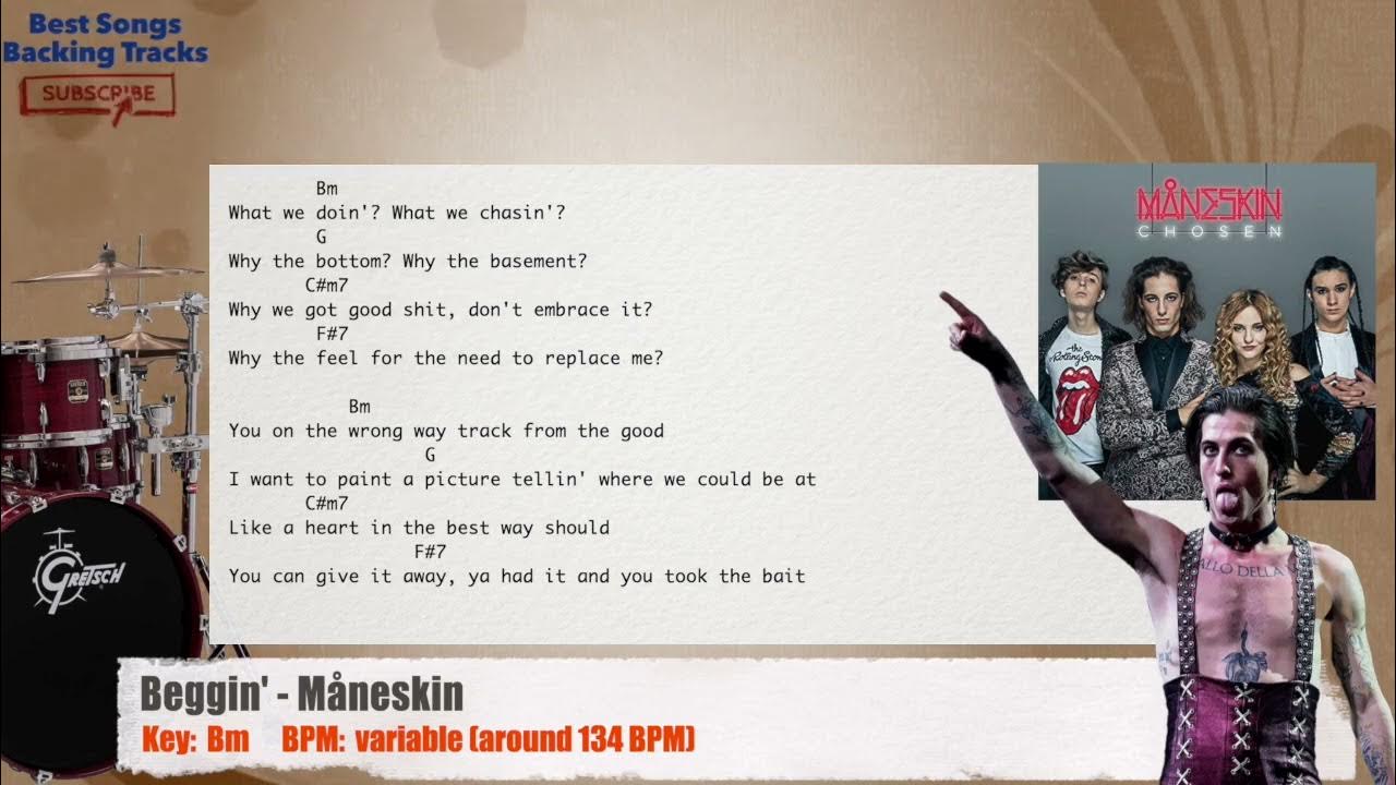 Beggin' ♪ Måneskin Partitura - YouTube